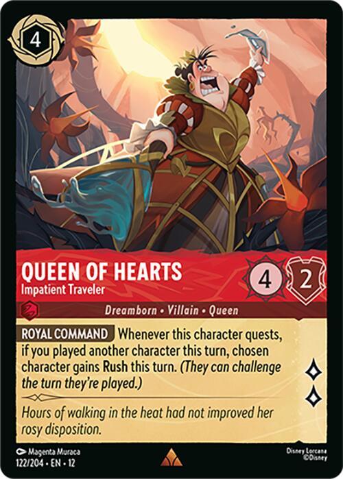 Disney Lorcana: Queen of Hearts - Impatient Traveler card image