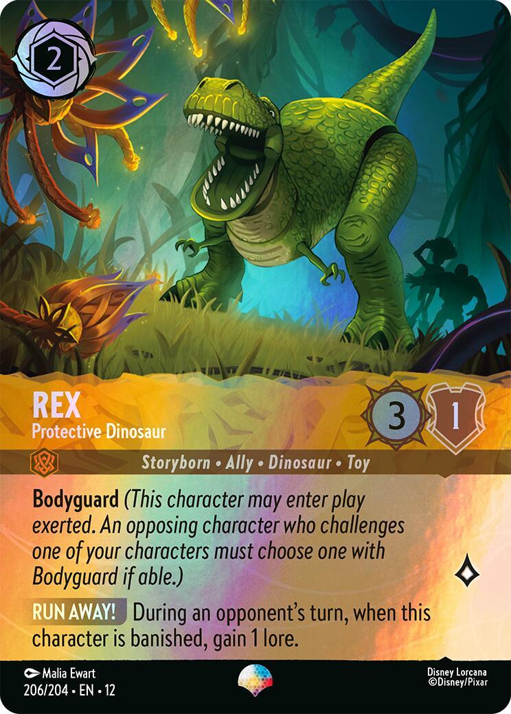 Disney Lorcana: Rex - Protective Dinosaur (Epic) card image