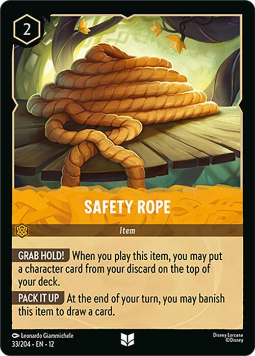 Disney Lorcana: Safety Rope card image