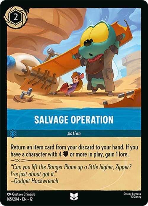 Disney Lorcana: Salvage Operation card image