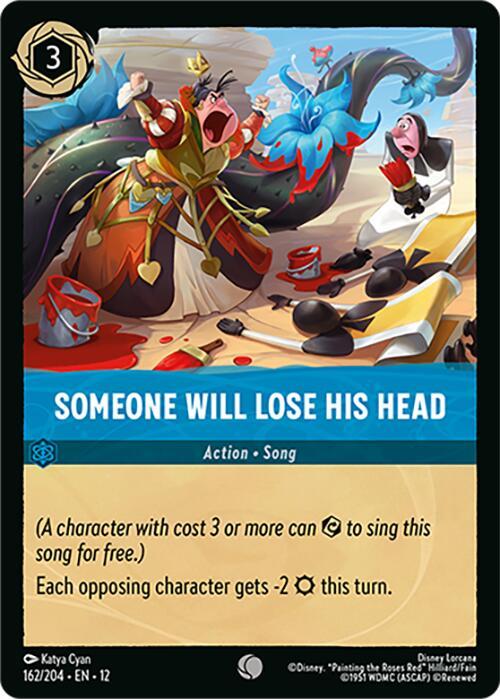 Disney Lorcana: Someone Will Lose His Head card image