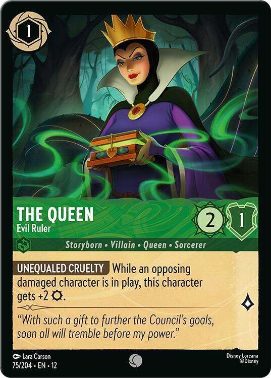 Disney Lorcana: The Queen - Evil Ruler card image