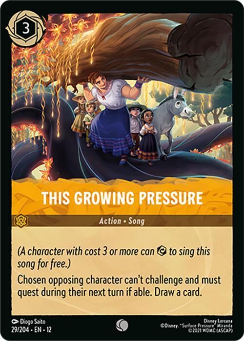 Disney Lorcana: This Growing Pressure card image