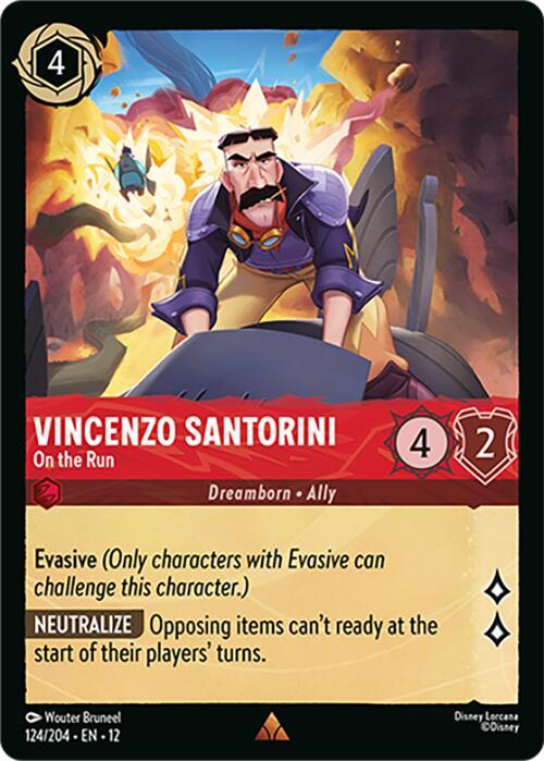 Disney Lorcana: Vincenzo Santorini - On the Run card image