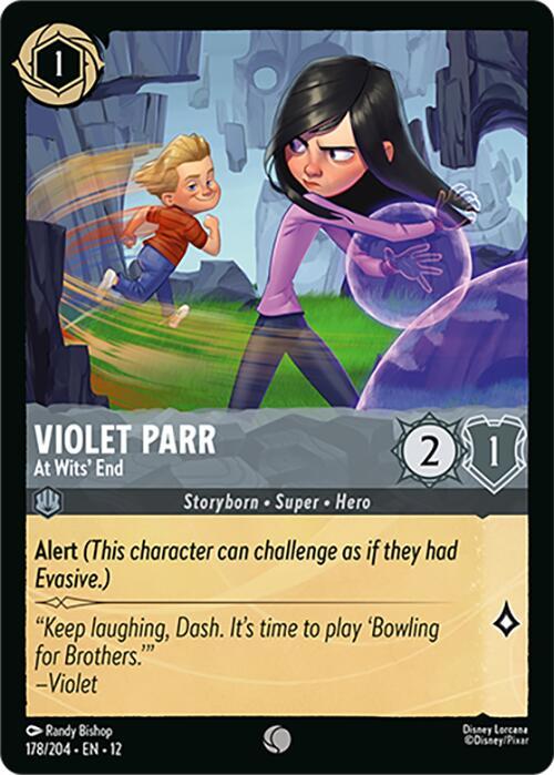 Disney Lorcana: Violet Parr - At Wits' End card image