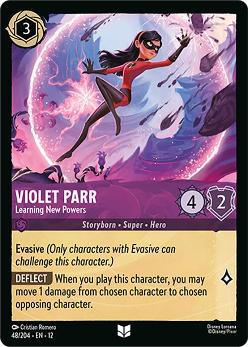 Disney Lorcana: Violet Parr - Learning New Powers card image