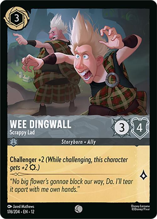 Disney Lorcana: Wee Dingwall - Scrappy Lad card image