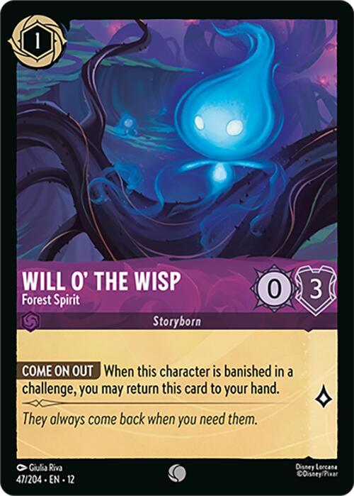Disney Lorcana: Will o' the Wisp - Forest Spirit card image