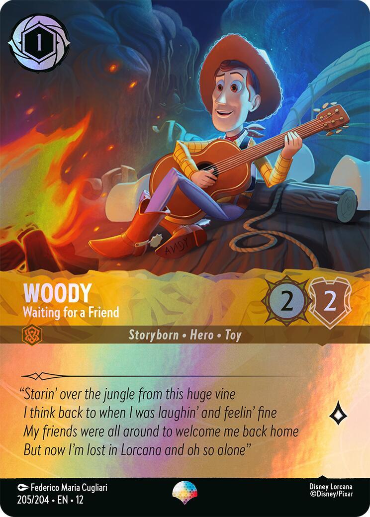 Disney Lorcana: Woody - Waiting for a Friend (Epic) card image
