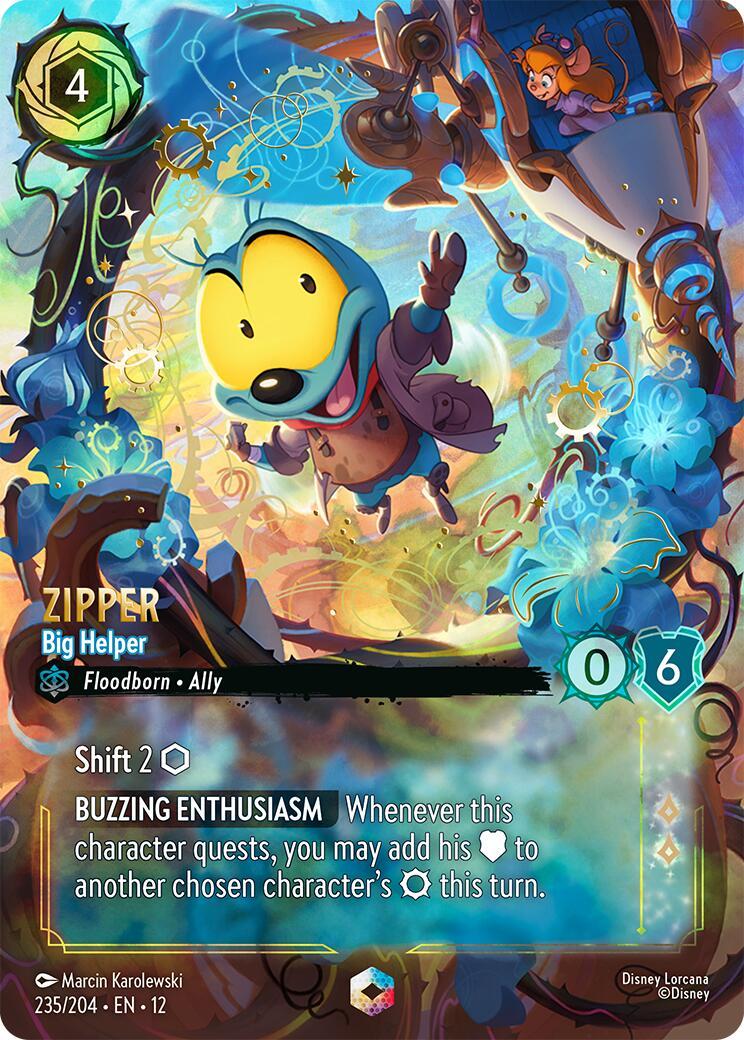 Disney Lorcana: Zipper - Big Helper (Enchanted) card image