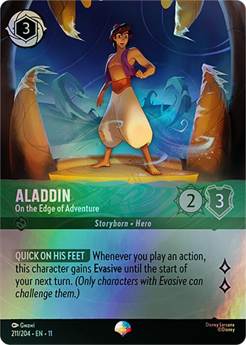 Disney Lorcana: Aladdin - On the Edge of Adventure (Epic) card image
