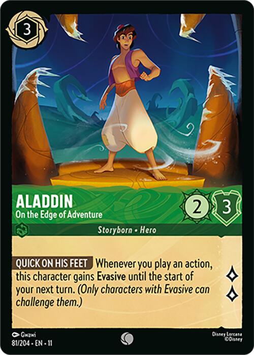 Disney Lorcana: Aladdin - On the Edge of Adventure card image