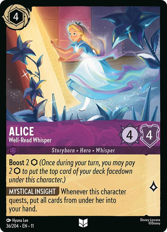 Disney Lorcana: Alice - Well-Read Whisper card image