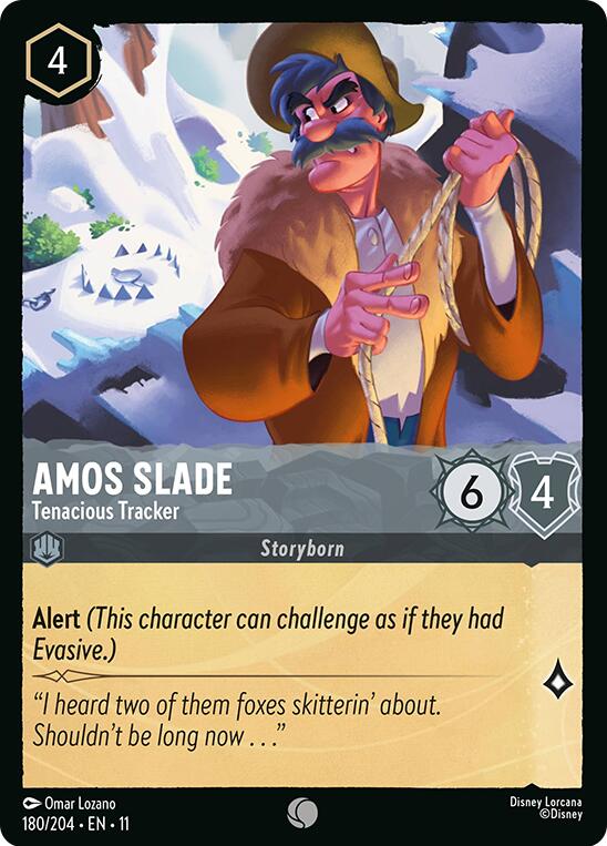 Disney Lorcana: Amos Slade - Tenacious Tracker card image