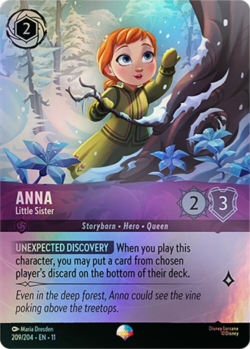 Disney Lorcana: Anna - Little Sister (Epic) card image