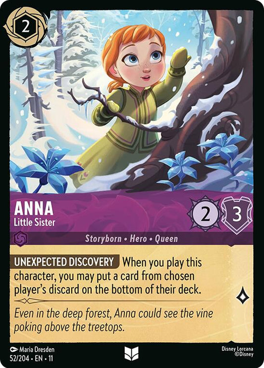 Disney Lorcana: Anna - Little Sister card image