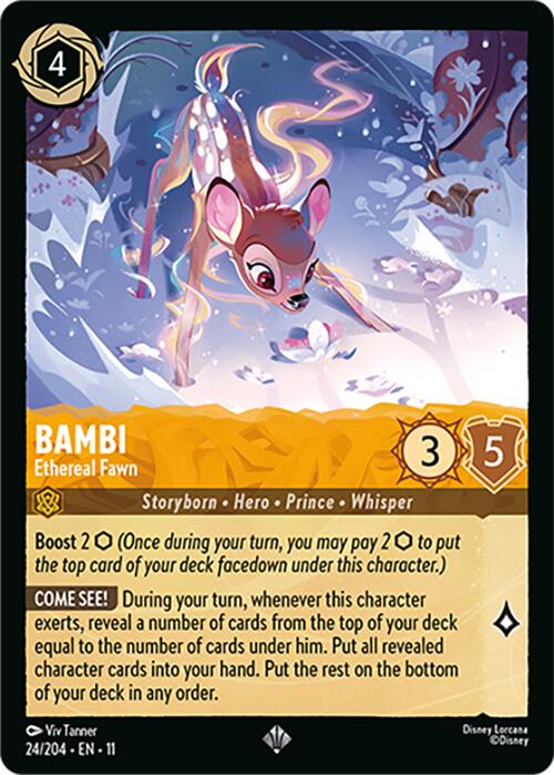 Disney Lorcana: Bambi - Ethereal Fawn card image