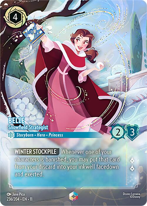 Disney Lorcana: Belle - Snowfield Strategist (Enchanted) card image