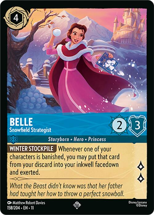Disney Lorcana: Belle - Snowfield Strategist card image