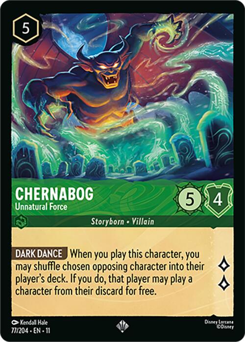 Disney Lorcana: Chernabog - Unnatural Force card image