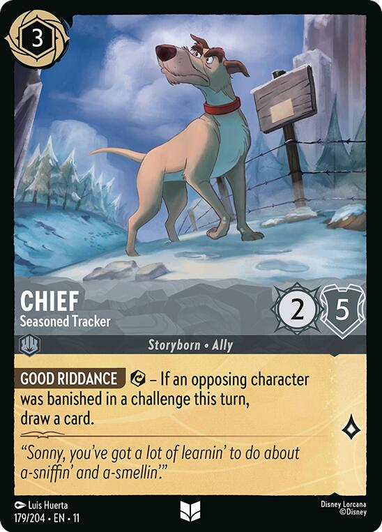 Disney Lorcana: Chief - Seasoned Tracker card image