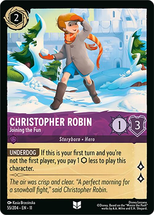 Disney Lorcana: Christopher Robin - Joining the Fun card image