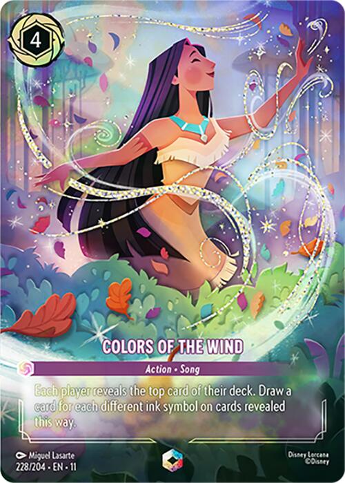Disney Lorcana: Colors of the Wind (Enchanted) card image
