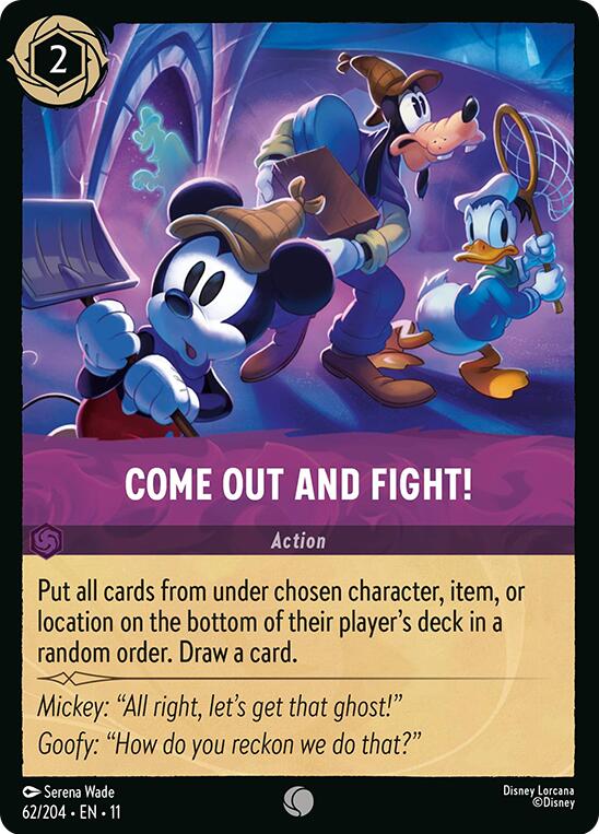 Disney Lorcana: Come Out and Fight! card image