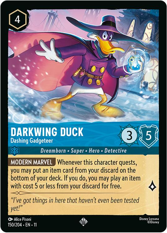 Disney Lorcana: Darkwing Duck - Dashing Gadgeteer card image