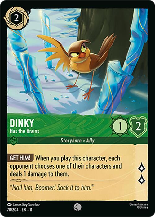 Disney Lorcana: Dinky - Has the Brains card image