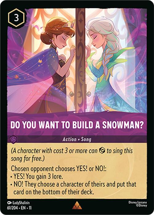 Disney Lorcana: Do You Want To Build A Snowman? card image