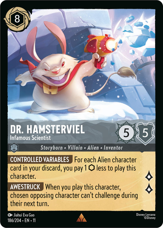 Disney Lorcana: Dr. Hamsterviel - Infamous Scientist card image