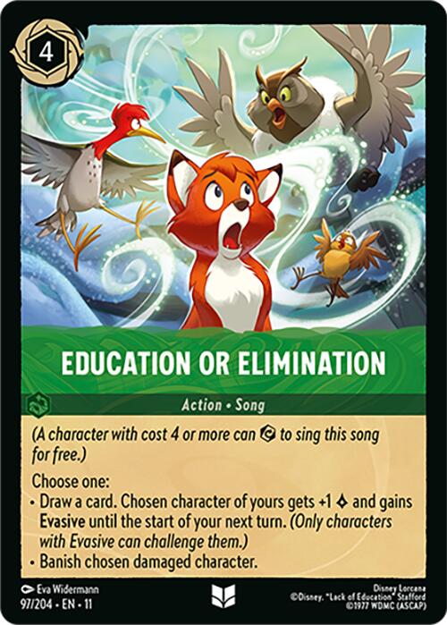 Disney Lorcana: Education or Elimination card image