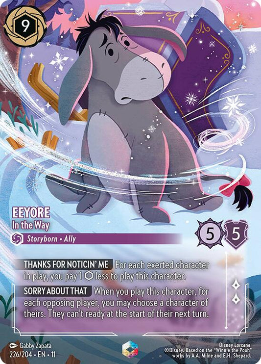 Disney Lorcana: Eeyore - In the Way (Enchanted) card image