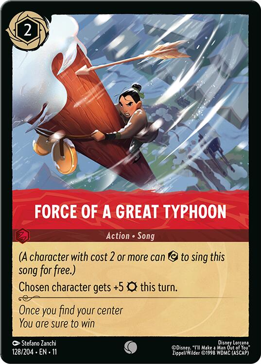 Disney Lorcana: Force of a Great Typhoon card image