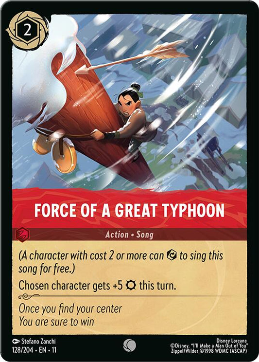 Disney Lorcana: Force of a Great Typhoon card image