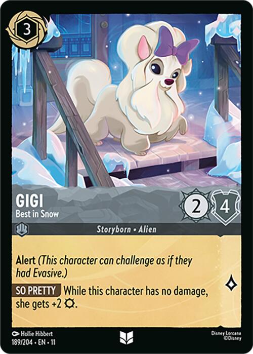 Disney Lorcana: Gigi - Best in Snow card image
