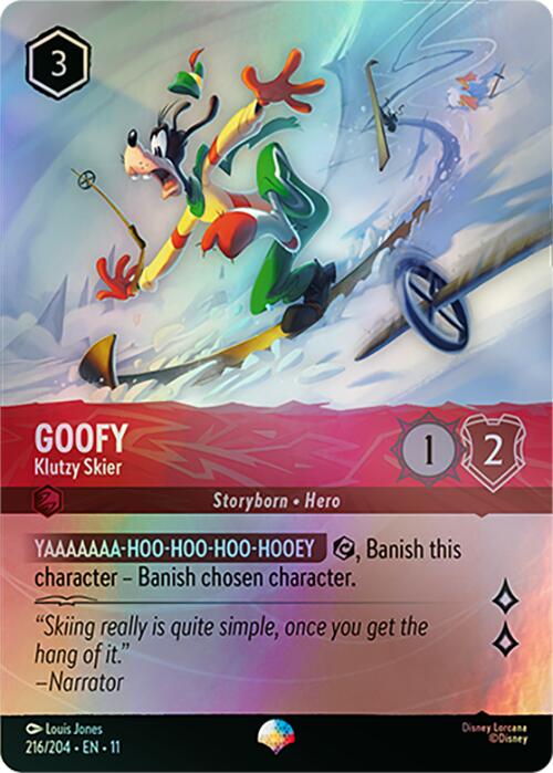 Disney Lorcana: Goofy - Klutzy Skier (Epic) card image