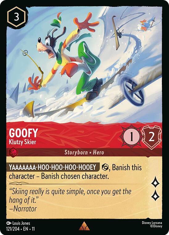 Disney Lorcana: Goofy - Klutzy Skier card image