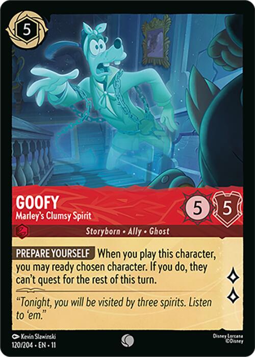 Disney Lorcana: Goofy - Marley's Clumsy Spirit card image