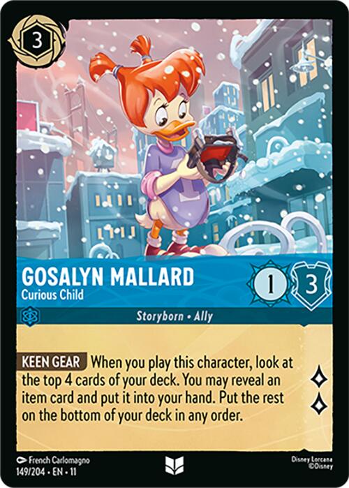 Disney Lorcana: Gosalyn Mallard - Curious Child card image