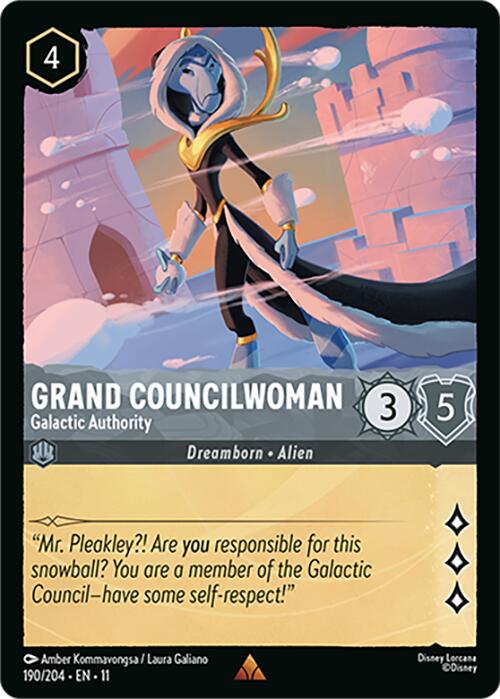 Disney Lorcana: Grand Councilwoman - Galactic Authority card image