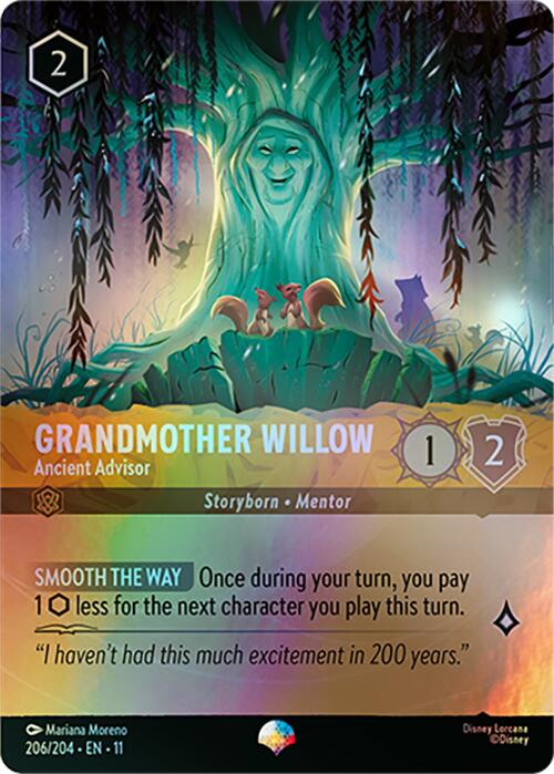 Disney Lorcana: Grandmother Willow - Ancient Advisor (Epic) card image