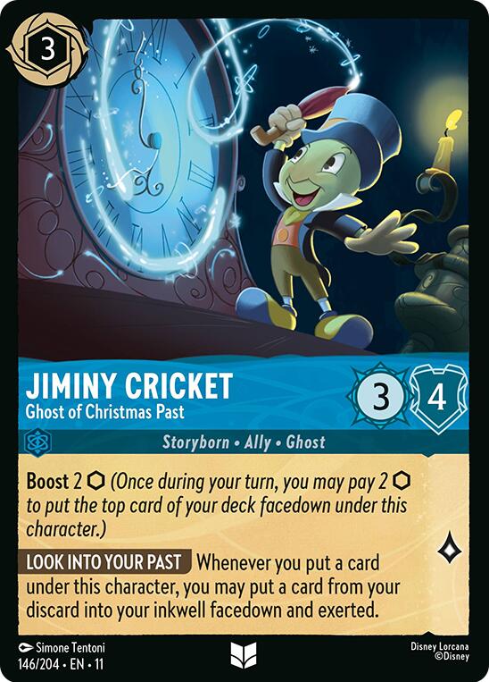 Disney Lorcana: Jiminy Cricket - Ghost of Christmas Past card image