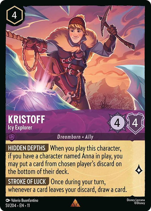 Disney Lorcana: Kristoff - Icy Explorer card image