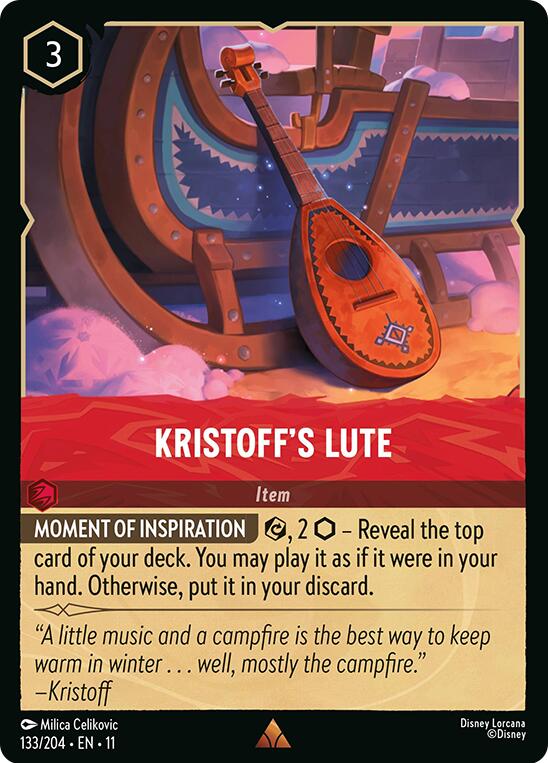 Disney Lorcana: Kristoff's Lute card image