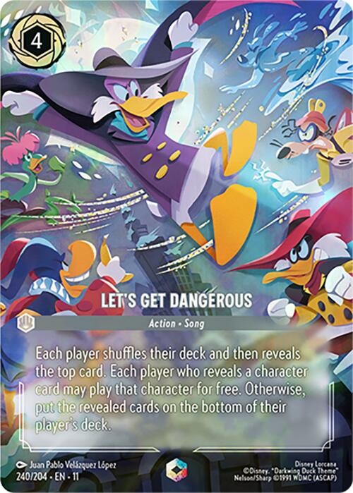 Disney Lorcana: Let's Get Dangerous (Enchanted) card image