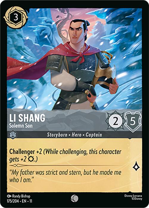 Disney Lorcana: Li Shang - Solemn Son card image