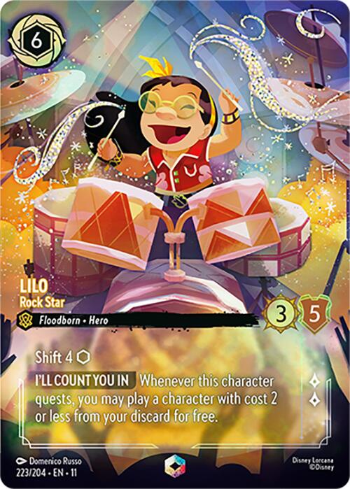 Disney Lorcana: Lilo - Rock Star (Enchanted) card image