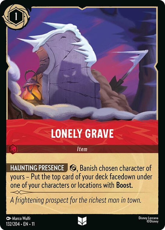 Disney Lorcana: Lonely Grave card image